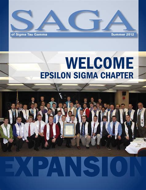 2012 Summer SAGA by Sigma Tau Gamma Fraternity - Issuu