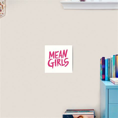 "mean girls logo pink" Art Print for Sale by janidumz | Redbubble