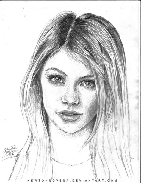 Realistic Girl Sketch at PaintingValley.com | Explore collection of Realistic Girl Sketch