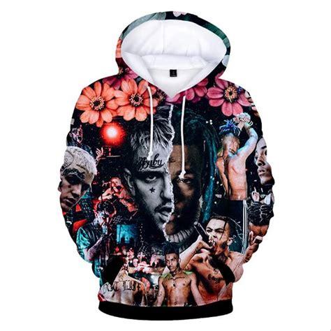 XXXtentacion and lil peep 3D Print Oversized Hoodie For Men Women Harajuku Sweatshirts Hip Hop ...