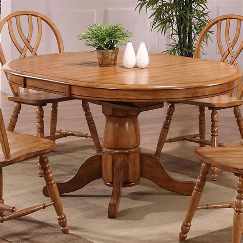 Missouri Round Dining Table (Rustic Oak) ECI Furniture | FurniturePick