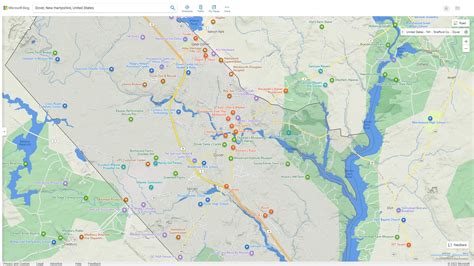 Dover, New Hampshire Map