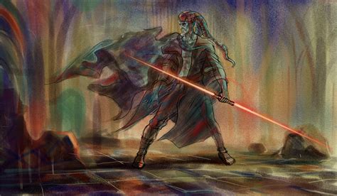 Sith Blademaster, Kas'im | Painting, Art, Visual