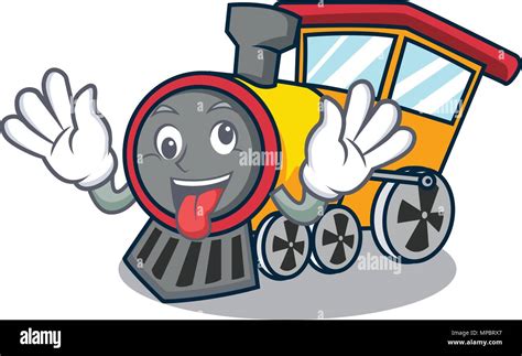 Crazy train mascot cartoon style Stock Vector Image & Art - Alamy