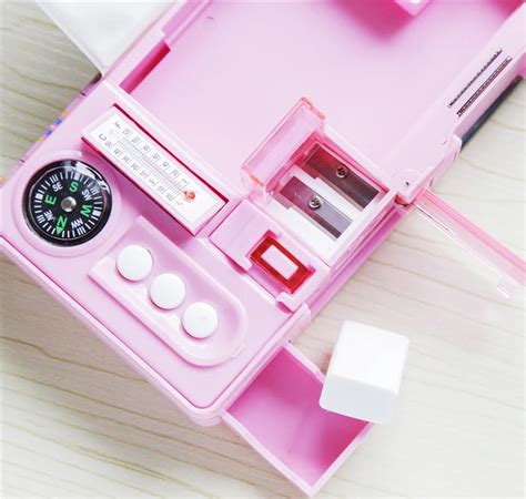 Children Pencil Case Multifunctional Pencil Box Practical Style Case For Kids School Stationery ...