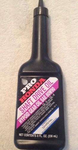 Sell PRO HONDA SHAFT DRIVE OIL Hypoid Gear Oil Sae 80W90 8 Oz in Merced ...