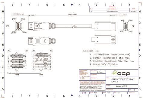 Displayport To Hdmi Wiring Diagram