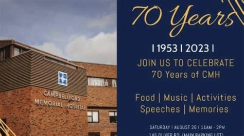 Campbellford Memorial Hospital Celebrating 70th Anniversary – News Now ...