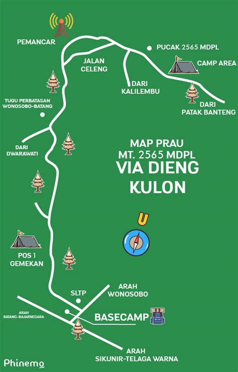 4 Jalur Pendakian Gunung Prau yang Wajib Diketahui Pendaki [INFOGRAFIK]