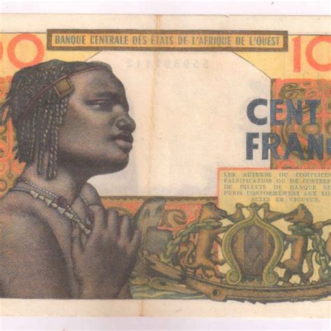 BENIN - West African States - 100 Francs vf currency note - KB Coins ...