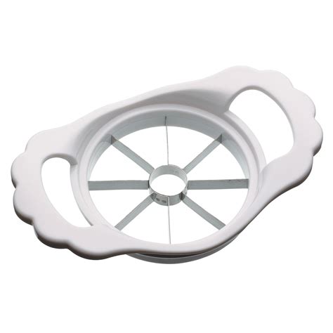 KitchenCraft Apple Corer and Slicer, Stainless Steel/Plastic, White, 11 ...