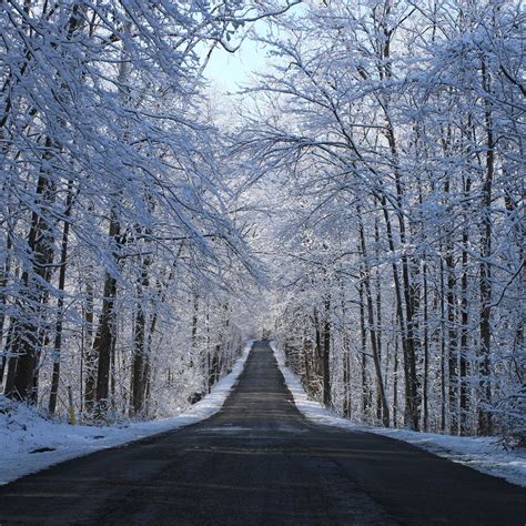 Road Winter Wallpapers - Wallpaper Cave