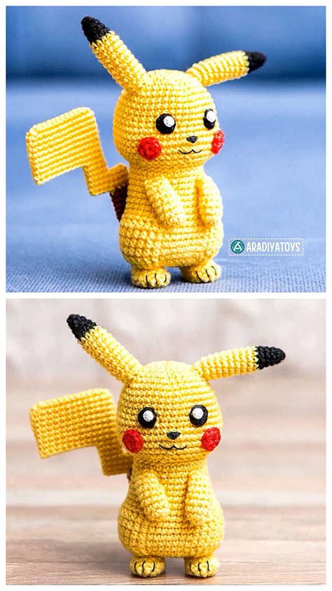 Pikachu Pokemon Amigurumi Crochet Doll - agrohort.ipb.ac.id