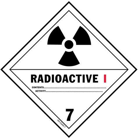 Caution Signage and Labels – Radiation Safety
