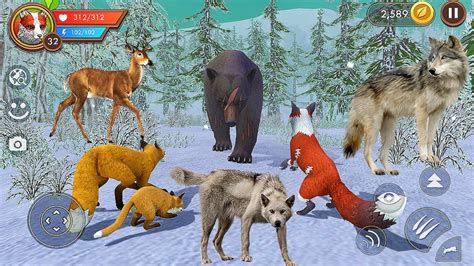 WildCraft Animal Sim Online 3D #18 LV 34 Wild Wolf Pet Simulator Games Android ios ...