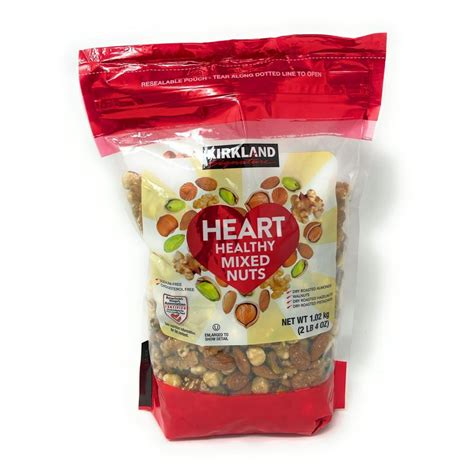 Heart Healthy Mixed Nuts Dry Roasted Almonds, Walnuts, Hazelnuts, Pistachios - 2.4LBS - Walmart ...