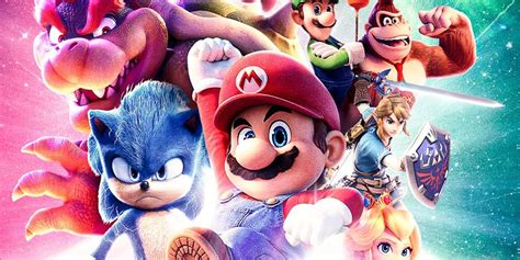 Sonic, Link y Pikachu se unen a los personajes de Super Mario Bros en un hipotético crossover de ...