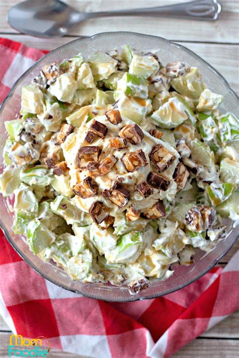 Snicker Apple Salad - Snickers Salad - Mom Foodie