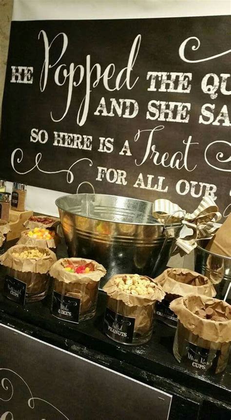 Reception treat idea! Popcorn bar. | Wedding popcorn bar, Popcorn bar ...