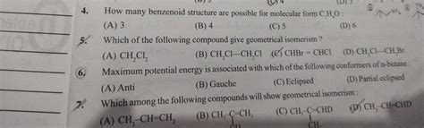 How many benzenoid structure are possible for molecular form C7 H8 O