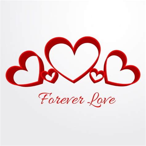 Forever Love Background, Background, Heart, Ornament PNG and Vector ...