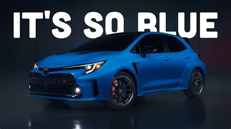 The 2024 Toyota GR Corolla Circuit Edition Is Very Blue But Otherwise Rather Subtle - The Autopian