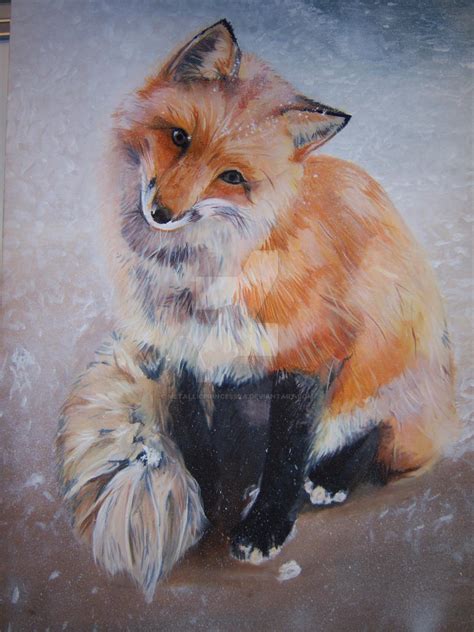 Fox Painting by MetallicPrincessRa on DeviantArt