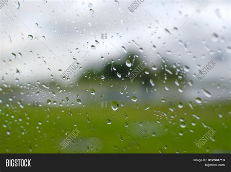 Rain Falling On Window Image & Photo (Free Trial) | Bigstock