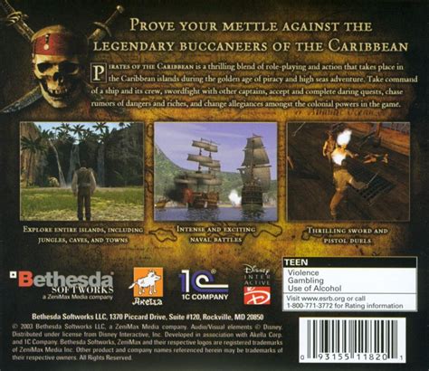 Pirates of the Caribbean cover or packaging material - MobyGames