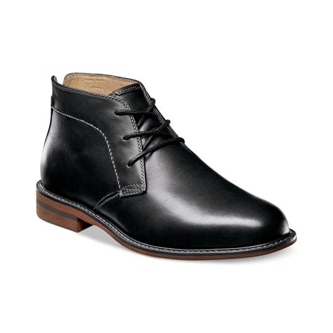 Florsheim Doon Leather Chukka Boots in Black for Men (Black Leather) | Lyst