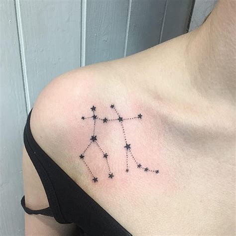 Gemini Constellation Tattoo / Gemini Constellation And Cherry Blossoms ...