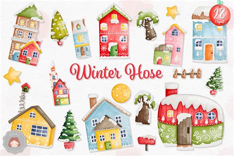 Christmas House Clip Art