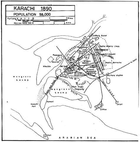 Historical Maps of Karachi