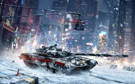 WALLPAPERS HD: Armored Warfare Winter Tank Battle