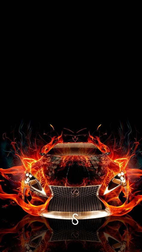 Fire Car Wallpaper Hd