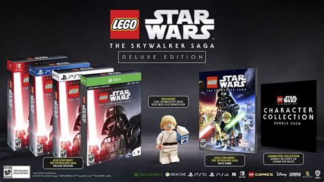 What does Lego Star Wars The Skywalker Saga Deluxe Edition include?