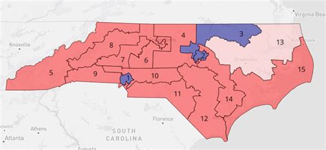 Potential NC Map Next Decade, 15 Districts : r/DavesRedistricting