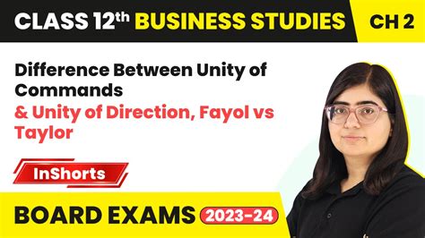 Difference Between Unity of Commands & Unity of Direction, Fayol vs Taylor | Class 12 Bst #2023 ...