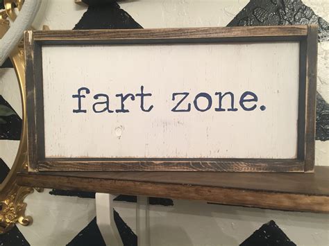 Fart Zone- Wood Sign – JaxnBlvd