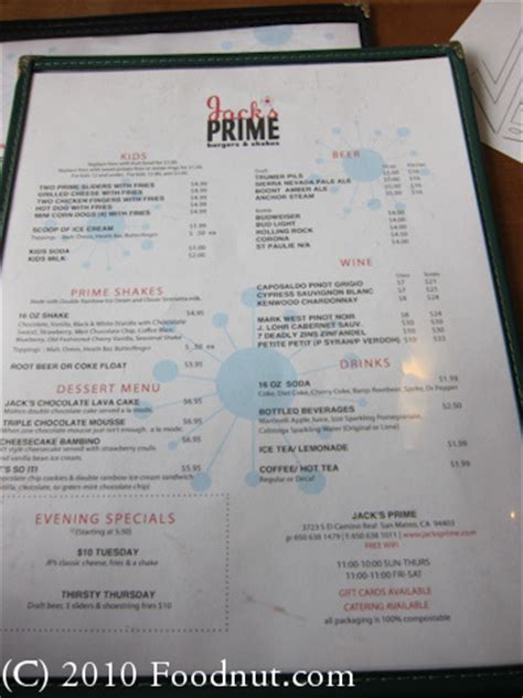 Jack's Prime Burgers, San Mateo