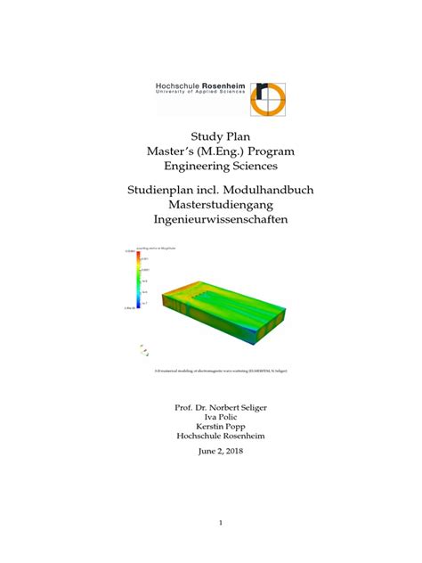 Rosenheim Module | PDF | Mechanical Engineering | Engineering