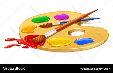 Art plate Royalty Free Vector Image - VectorStock