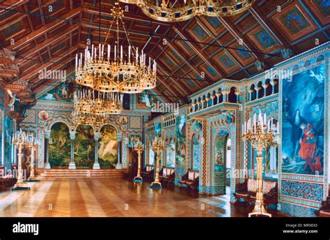 The singing hall,Neuschwanstein CAstle,Germany Stock Photo - Alamy