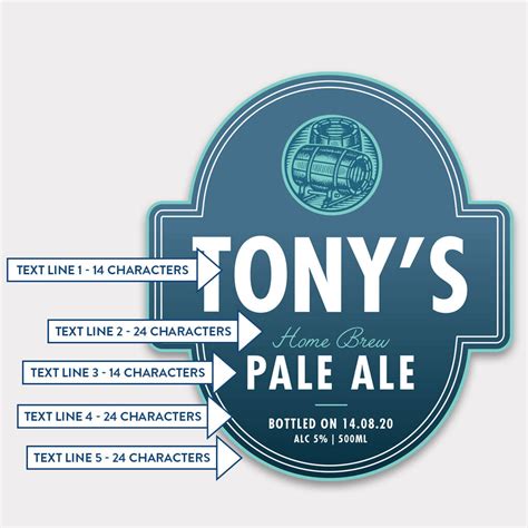 Personalised Home Brew Beer Bottle Labels By Able Labels