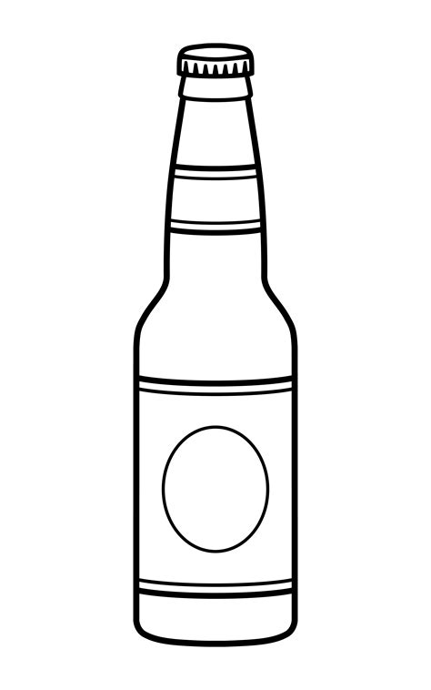 vector illustration of a beer bottle 553969 Vector Art at Vecteezy