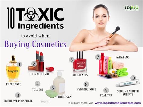 10 Toxic Ingredients You Should Avoid when Buying Cosmetics and Other ...