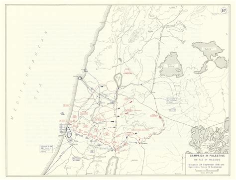 Campaign in Palestine - Battle of Megiddo - Situation 24 September 1918 and - Operations Since ...