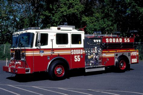 “Squad 55” 2004 _ Ferrara Ultra Pumper 1000 / 500 Fire Dept, Fire ...