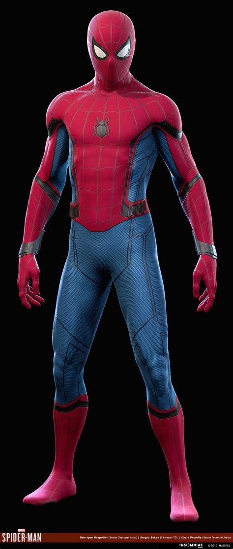 SPIDER-MAN PS4 Concept Art Features Spidey's Alternate Suits And The ...