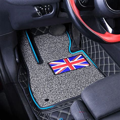 1 Set Car Floor Mats Pad Front Rear Liner Mat Double Layer For Mini ...